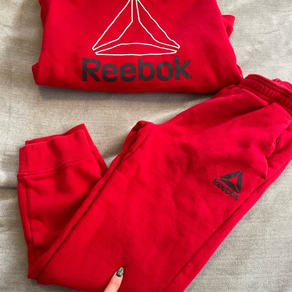 Reebok Kids Bright Red Joggers